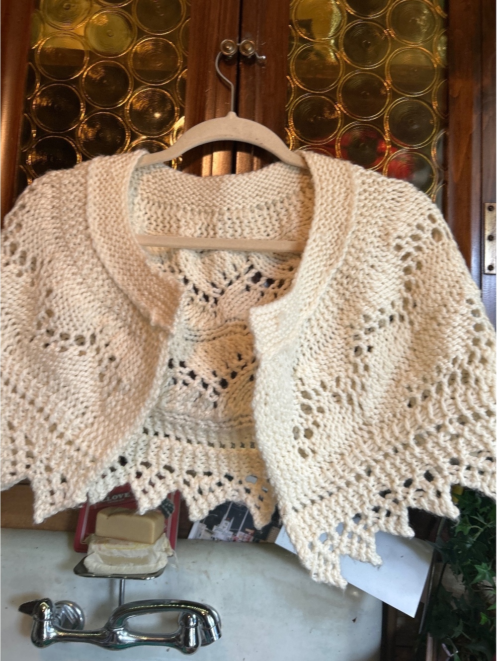 Girls homemade shawl